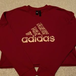 Adidas crop sweatshirt